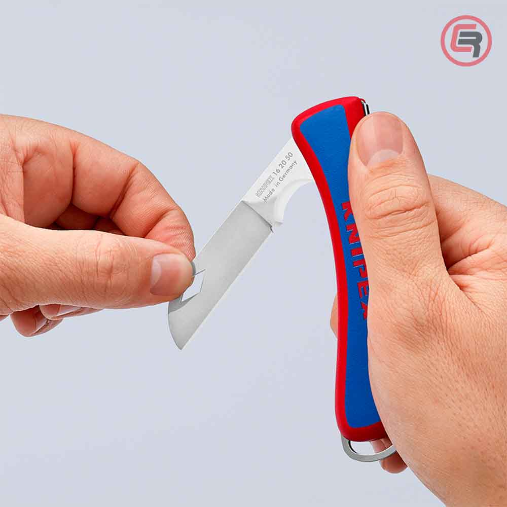 Knipex Nož Sklopivi Električarski 80 / 120mm – 16 20 50 SB by Knipex 16 20 50 SB Alati Za Električare - detalj 3