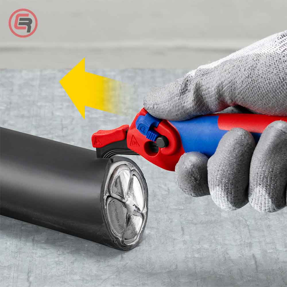 Knipex Nož Za Skidanje Izolacije Sa Kukom i Račna Funkcijom 146 mm – 16 50 145 SB by Knipex 16 50 145 SB Alati Za