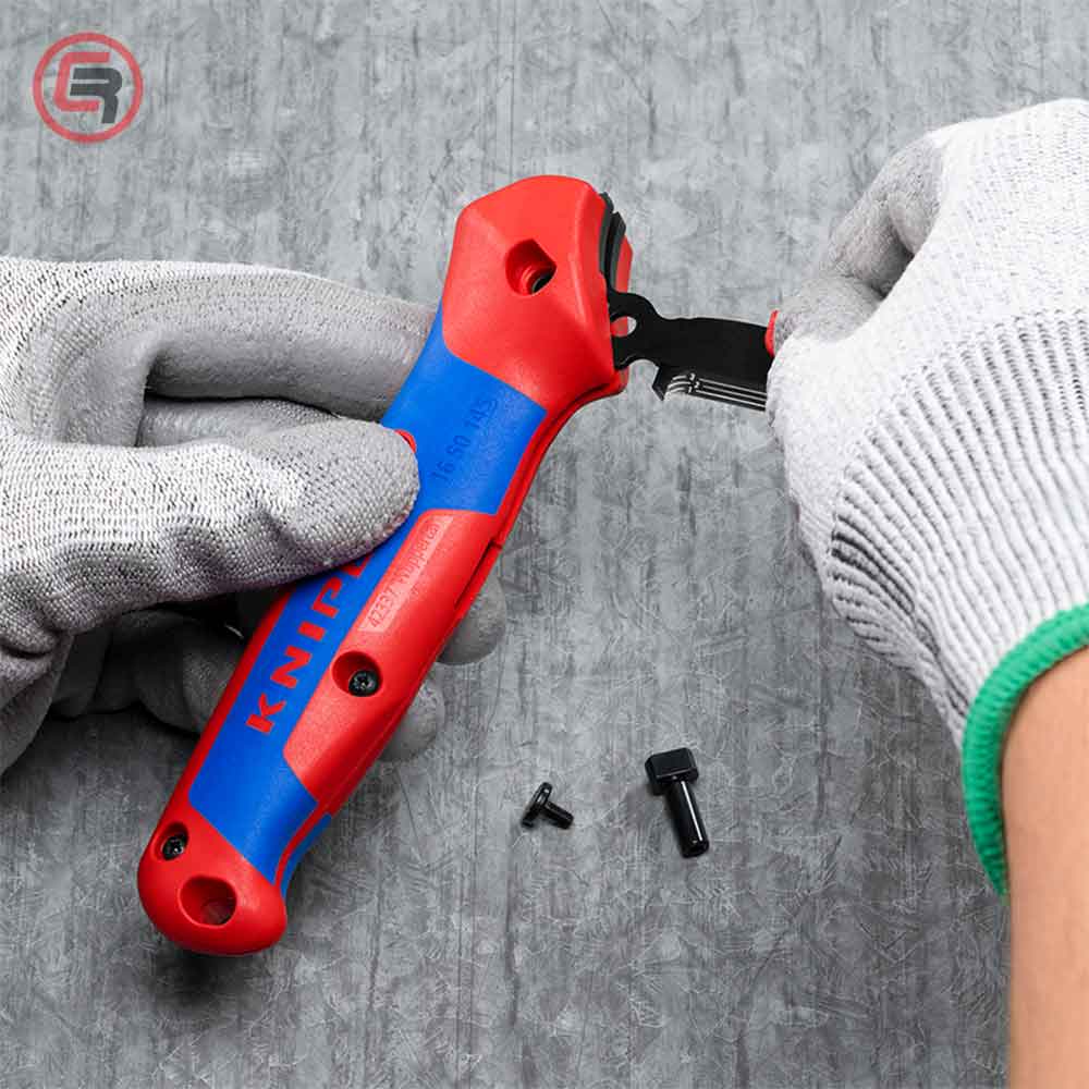Knipex Nož Za Skidanje Izolacije Sa Kukom i Račna Funkcijom 146 mm – 16 50 145 SB by Knipex 16 50 145 SB Alati Za