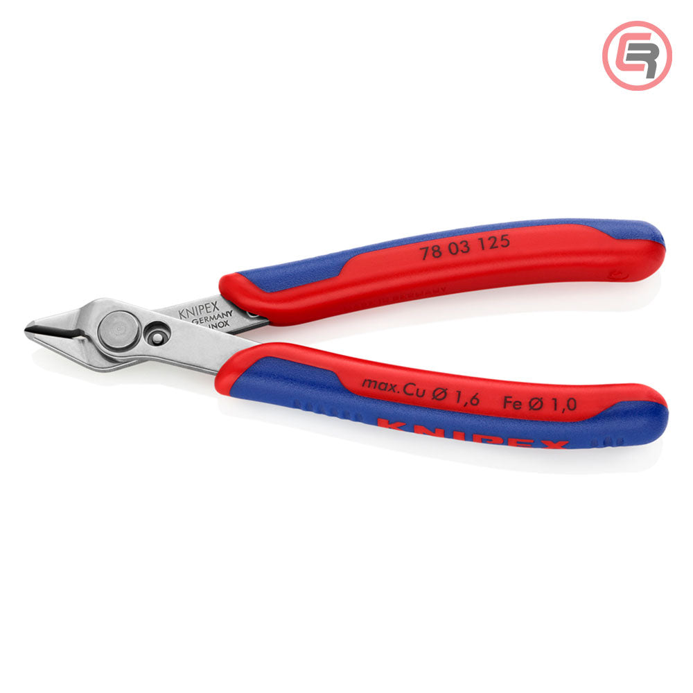 Knipex Kliješta Sječice Kosa Elektroničarska Super Knips 125mm – 78 03 125 by Knipex 78 03 125 Kliješta