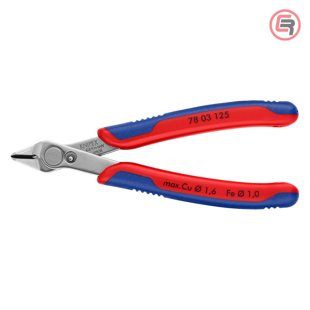 Knipex Kliješta Sječice Kosa Elektroničarska Super Knips 125mm – 78 03 125 by Knipex 78 03 125 Kliješta - detalj 3
