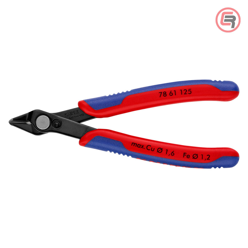 Knipex Kliješta Sječice Kosa Elektroničarska Super Knips 125mm – 78 61 125 by Knipex 78 61 125 Kliješta - detalj 3