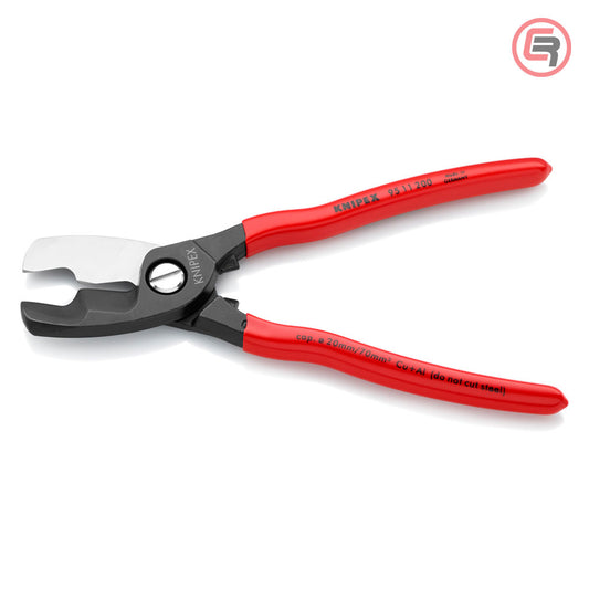 Knipex Škare Makaze Sa Dvostrukom Reznom Ivicom 200mm Za Kablove 70mm2 – 95 11 200 by Knipex 95 11 200 Makaze / Škare
