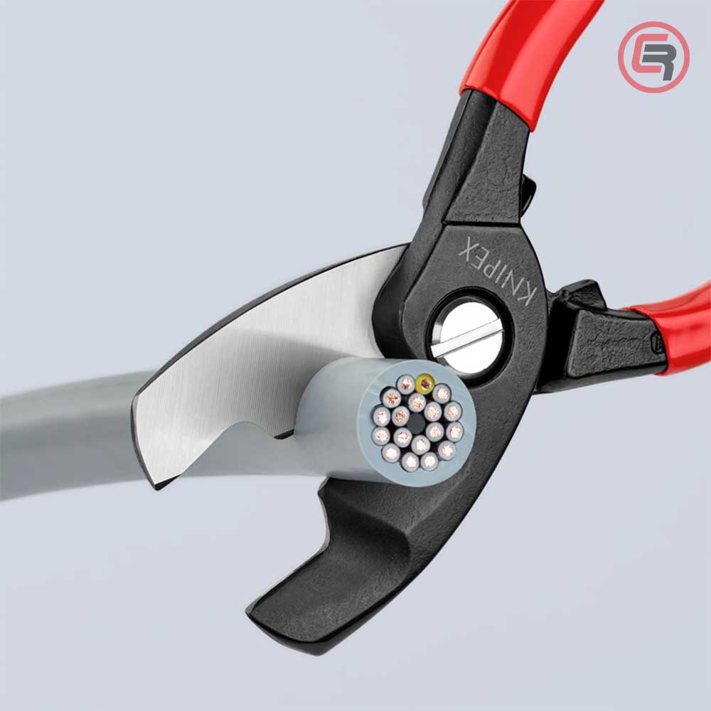 Knipex Škare Makaze Sa Dvostrukom Reznom Ivicom 200mm Za Kablove 70mm2 – 95 11 200 by Knipex 95 11 200 Makaze / Škare