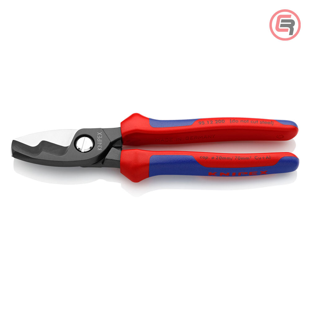 Knipex Škare Makaze Sa Dvostrukom Reznom Ivicom 200mm Za Kablove 70mm2 – 95 12 200 by Knipex 95 12 200 Makaze / Škare