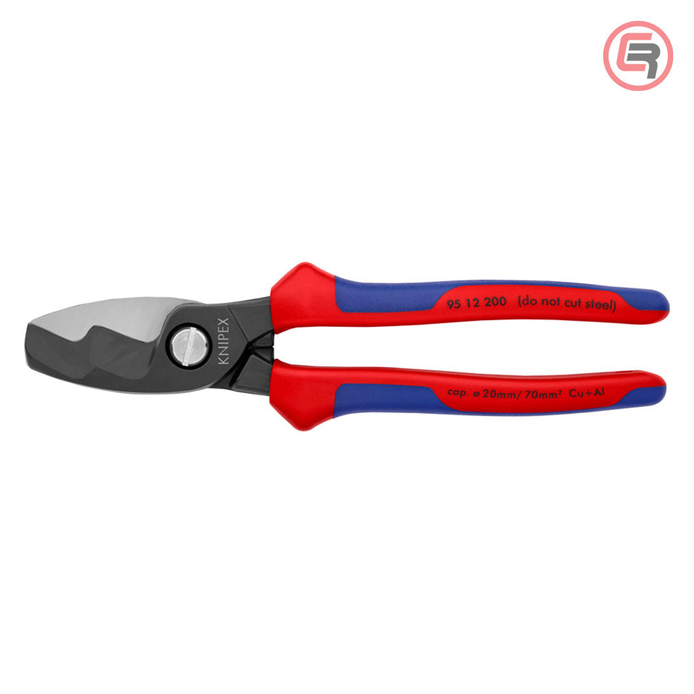 Knipex Škare Makaze Sa Dvostrukom Reznom Ivicom 200mm Za Kablove 70mm2 – 95 12 200 by Knipex 95 12 200 Makaze / Škare