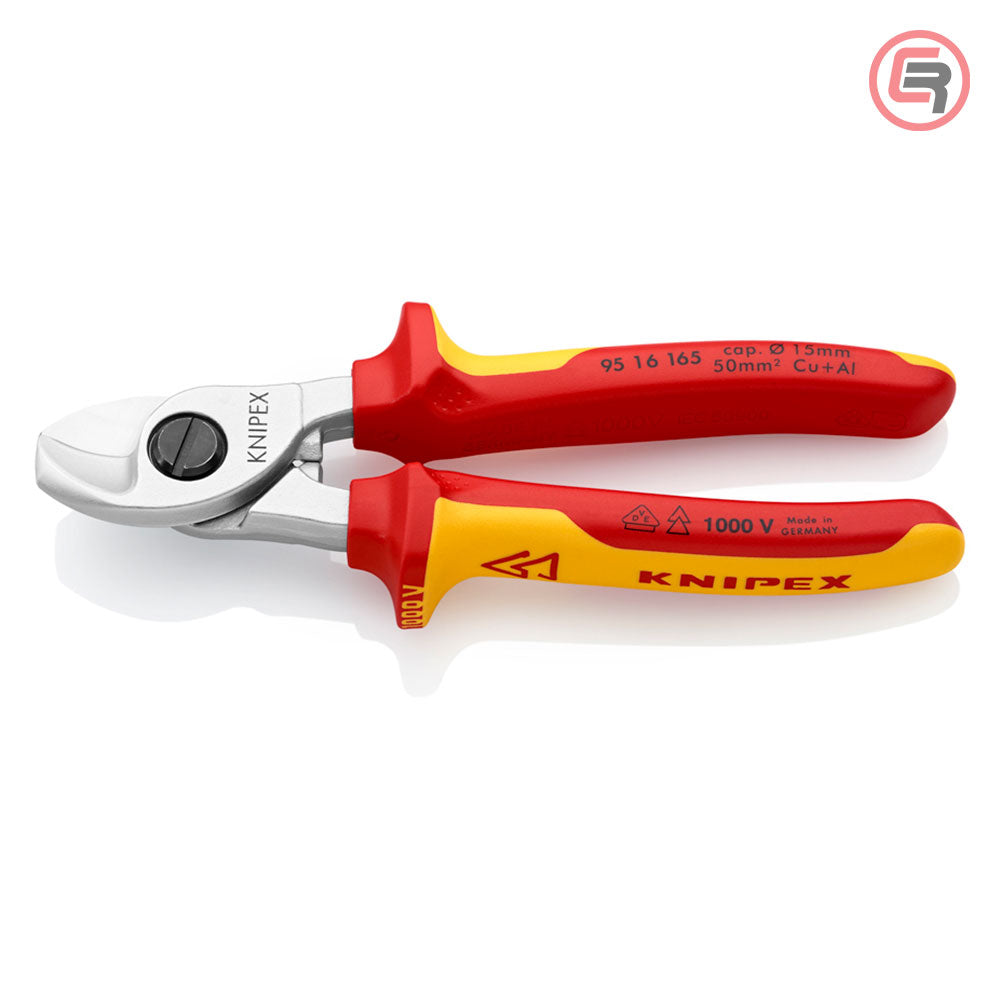 Knipex Škare Makaze 165mm Za Kablove 50mm2 1000V – 95 16 165 by Knipex 95 16 165 Makaze / Škare