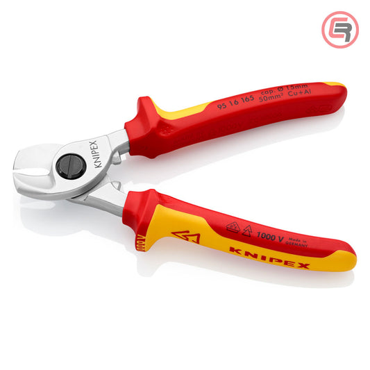 Knipex Škare Makaze 165mm Za Kablove 50mm2 1000V – 95 16 165 by Knipex 95 16 165 Makaze / Škare - detalj 2