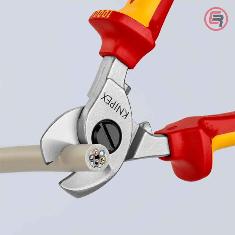Knipex Škare Makaze 165mm Za Kablove 50mm2 1000V – 95 16 165 by Knipex 95 16 165 Makaze / Škare - detalj 4
