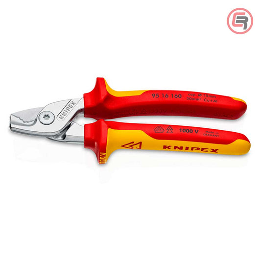 Knipex Škare Makaze 160mm Za Kablove StepCut fi 15mm / 50mm2 1000V – 95 16 160 by Knipex 95 16 160 Makaze / Škare