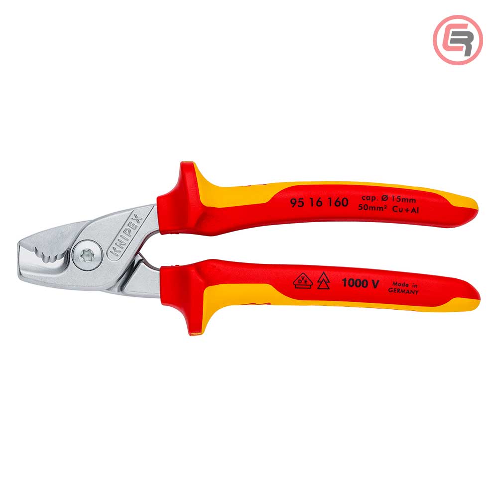 Knipex Škare Makaze 160mm Za Kablove StepCut fi 15mm / 50mm2 1000V – 95 16 160 by Knipex 95 16 160 Makaze / Škare - detalj 3