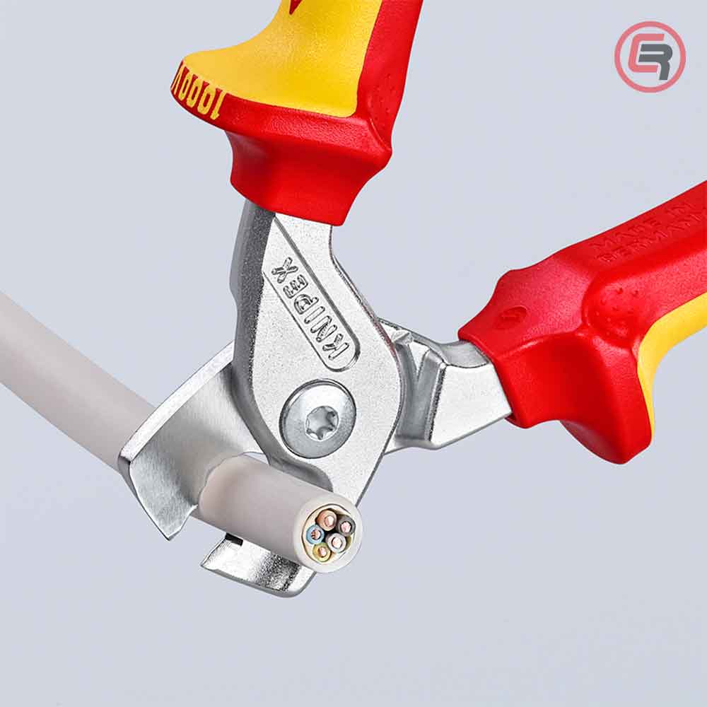 Knipex Škare Makaze 160mm Za Kablove StepCut fi 15mm / 50mm2 1000V – 95 16 160 by Knipex 95 16 160 Makaze / Škare - detalj 5