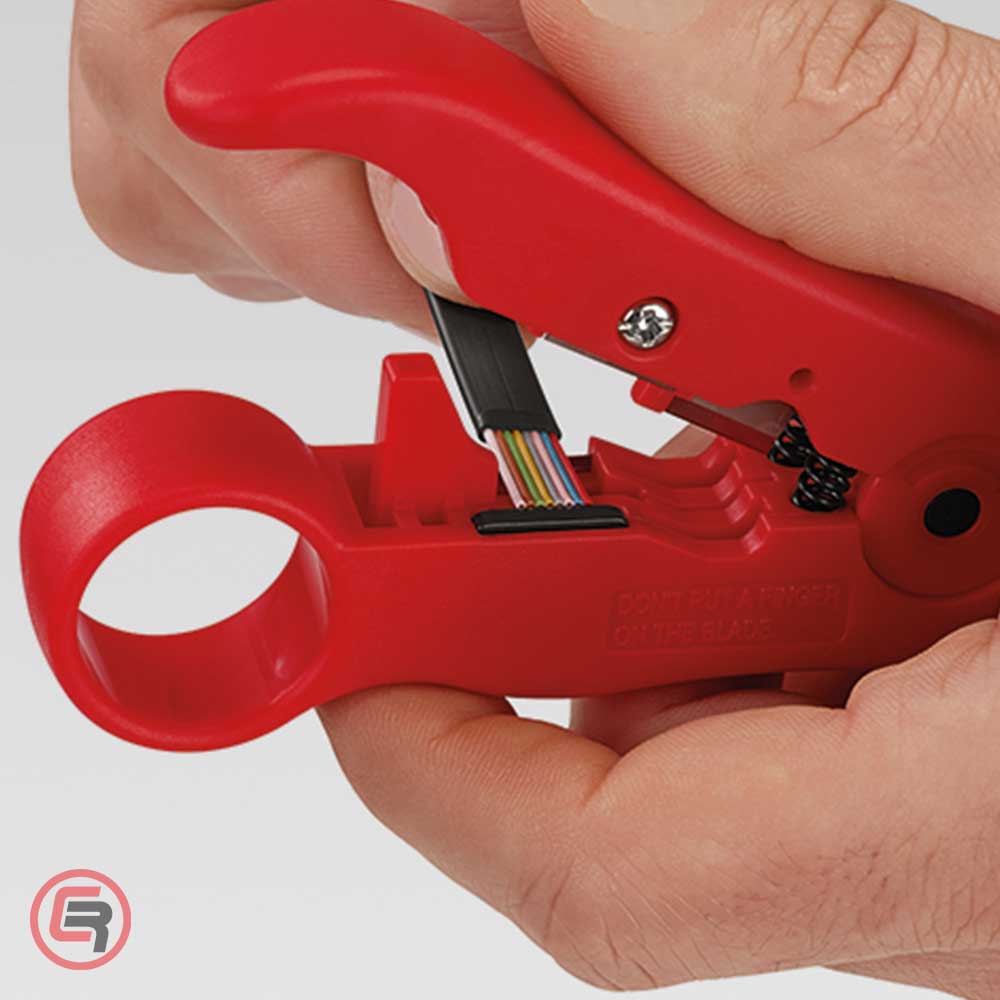 Knipex Skidač Izolacije Sa Koaksijalnog i Data Kabla RG59, RG6, RG7, RG11 – 16 60 06 SB by Knipex 16 60 06 SB Alati Za