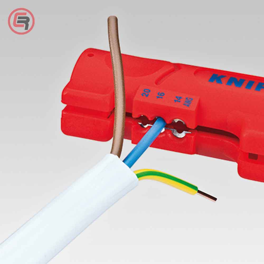 Knipex Skidač Izolacije Za Ravne i Okrugle Kablove 4 – 13mm / 125mm – 16 64 125 SB by Knipex 16 64 125 SB Alati Za