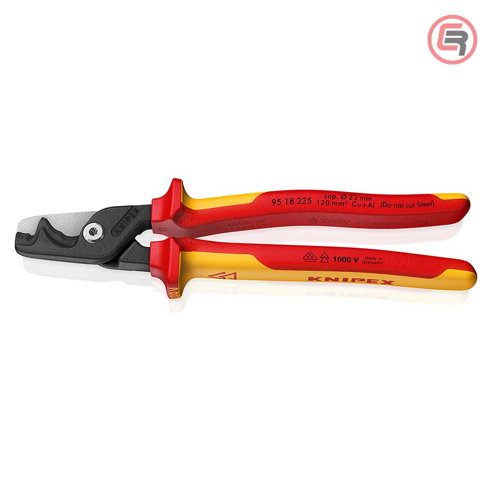 Knipex Škare Makaze 225mm Za Kablove StepCut XL fi 23mm / 120mm2 1000V – 95 18 225 by Knipex 95 18 225 Makaze / Škare