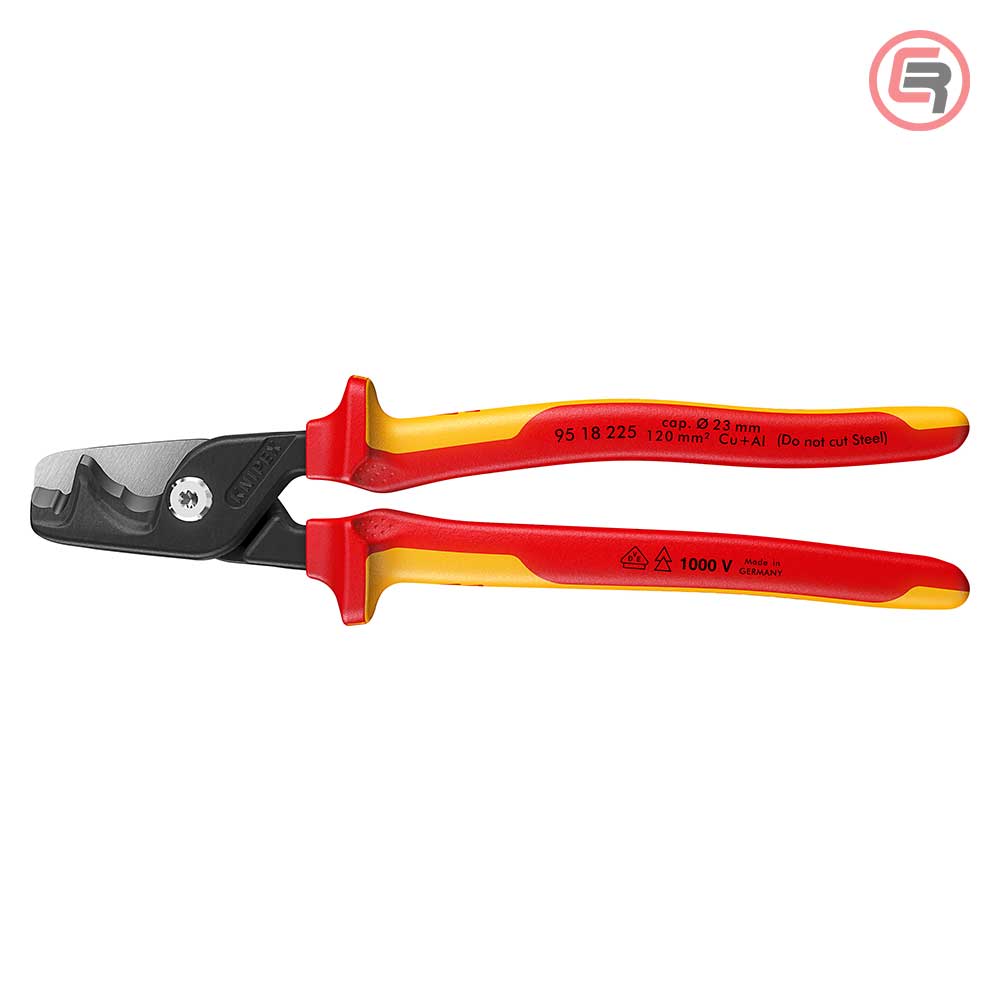 Knipex Škare Makaze 225mm Za Kablove StepCut XL fi 23mm / 120mm2 1000V – 95 18 225 by Knipex 95 18 225 Makaze / Škare