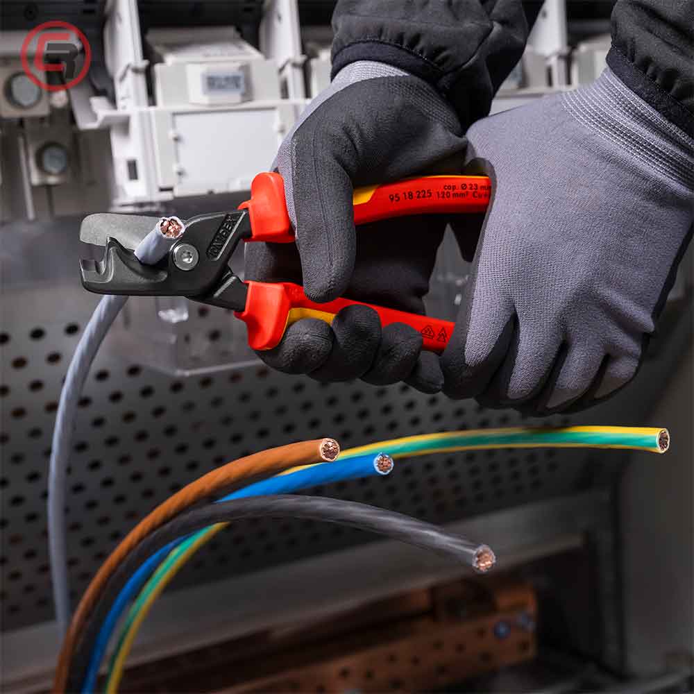 Knipex Škare Makaze 225mm Za Kablove StepCut XL fi 23mm / 120mm2 1000V – 95 18 225 by Knipex 95 18 225 Makaze / Škare