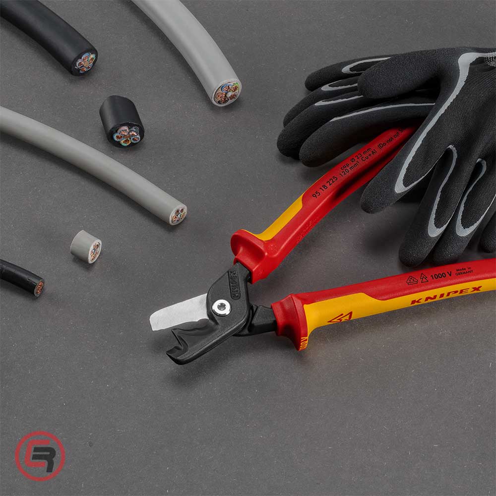 Knipex Škare Makaze 225mm Za Kablove StepCut XL fi 23mm / 120mm2 1000V – 95 18 225 by Knipex 95 18 225 Makaze / Škare