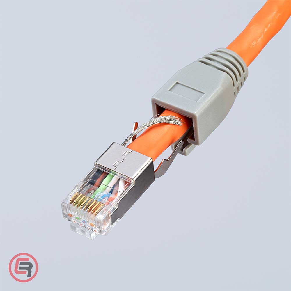 Knipex Kliješta Za 8 Polne Konektore RJ45 (8P8C) 191 mm – 97 51 13 by Knipex 97 51 13 Kliješta - detalj 6