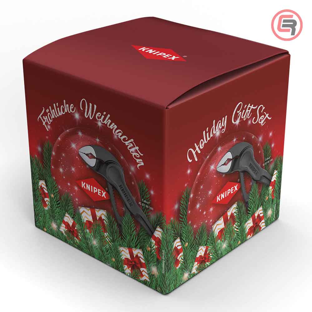 Knipex Kliješta Papige / Papagajke Cobra XS 100 mm Limited Edition – 87 00 100 XMAS by Knipex 87 00 100 XMAS Kliješta