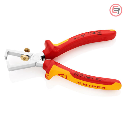 Knipex Kliješta Za Skidanje Izolacije 160mm 1000V – 11 06 160 by Knipex 11 06 160 Izolovani Alat VDE 1000V - detalj 2