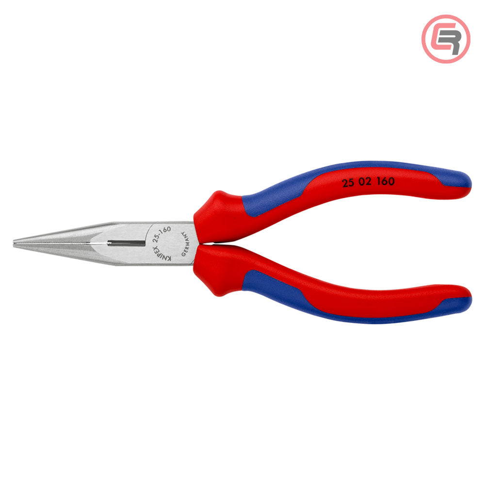 Knipex Kliješta Poluokrugla Špicasta Ravna 160mm – 25 02 160 by Knipex 25 02 160 Kliješta - detalj 3