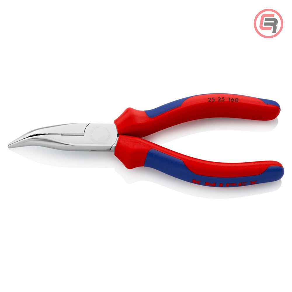 Knipex Kliješta Poluokrugla Špicasta Kriva 160mm – 25 25 160 by Knipex 25 25 160 Kliješta