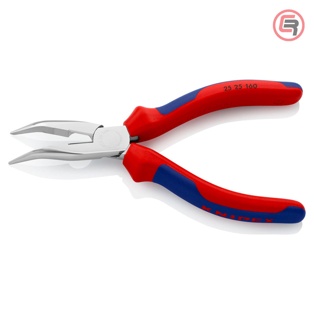 Knipex Kliješta Poluokrugla Špicasta Kriva 160mm – 25 25 160 by Knipex 25 25 160 Kliješta - detalj 2