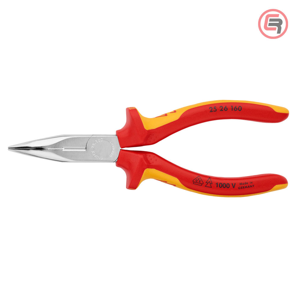 Knipex Kliješta Poluokrugla Špicasta Kriva 160mm 1000V – 25 26 160 by Knipex 25 26 160 Izolovani Alat VDE 1000V - detalj 3