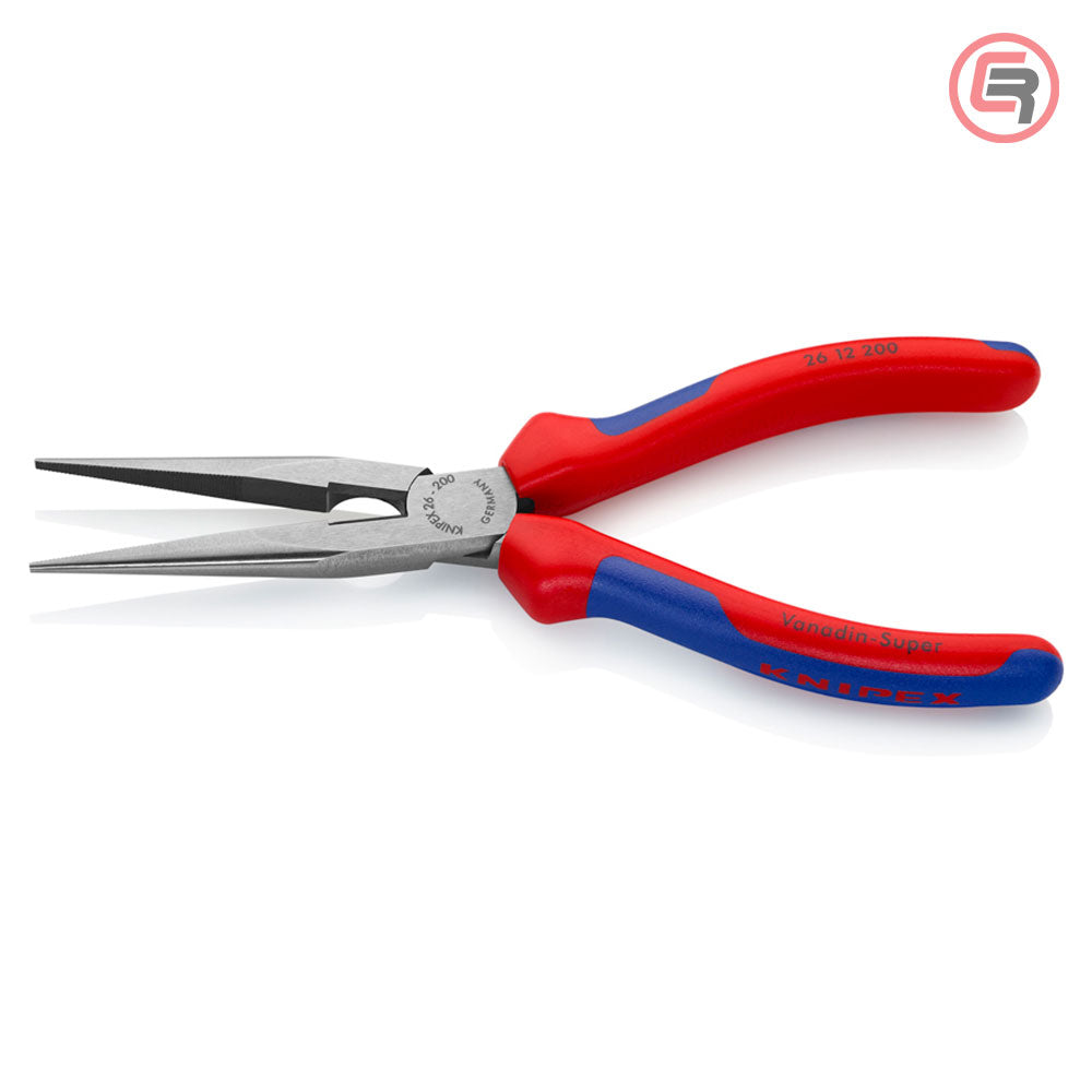 Knipex Kliješta Poluokrugla Špicasta Ravna 200mm – 26 12 200 by Knipex 26 12 200 Kliješta - detalj 3