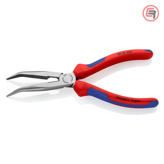 Knipex Kliješta Poluokrugla Špicasta Kriva 200mm – 26 22 200 by Knipex 26 22 200 Kliješta - detalj 2
