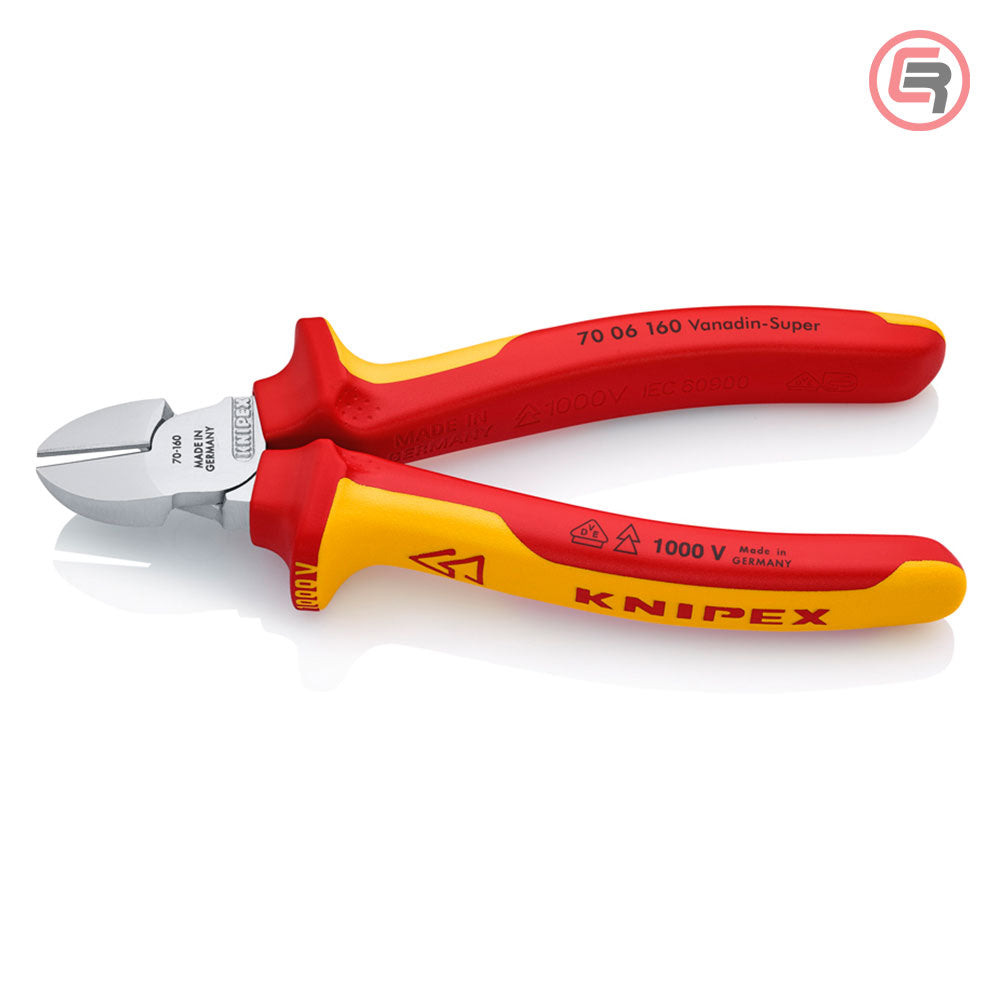 Knipex Kliješta Bočna Sječa – Sječice 160 mm / 1000V – 70 06 160 by Knipex 70 06 160 Izolovani Alat VDE 1000V - detalj 2