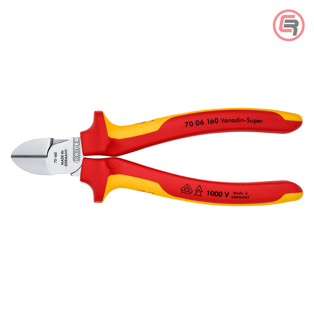 Knipex Kliješta Bočna Sječa – Sječice 160 mm / 1000V – 70 06 160 by Knipex 70 06 160 Izolovani Alat VDE 1000V - detalj 3