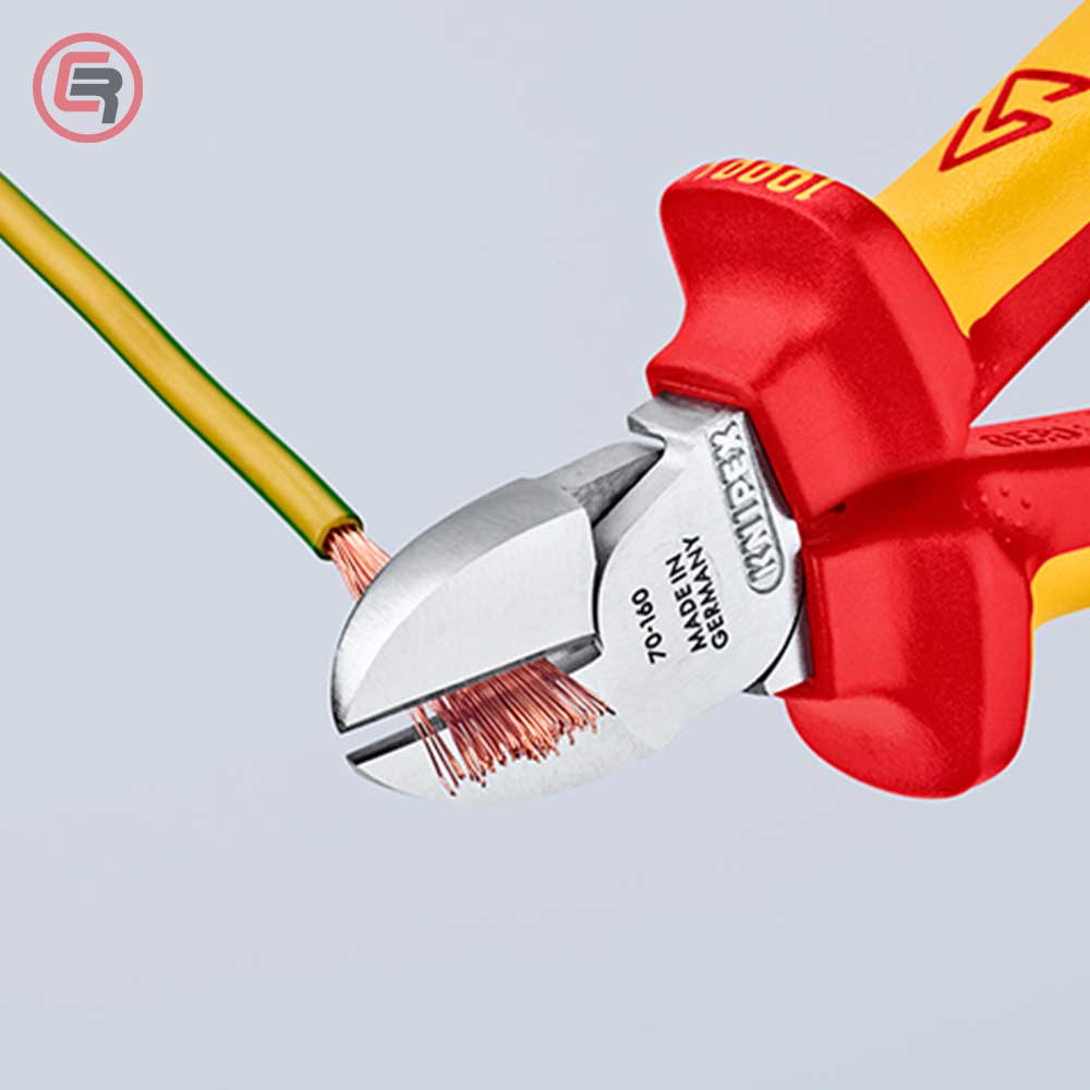 Knipex Kliješta Bočna Sječa – Sječice 160 mm / 1000V – 70 06 160 by Knipex 70 06 160 Izolovani Alat VDE 1000V - detalj 4