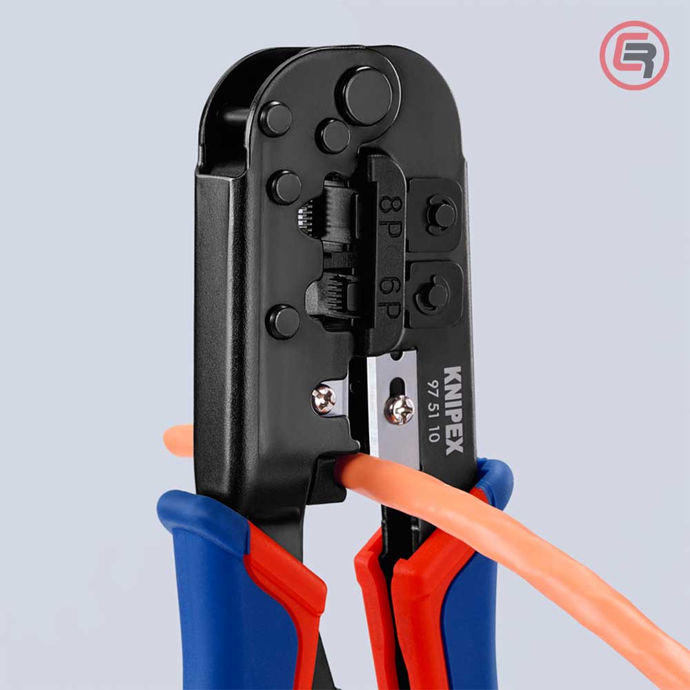 Knipex Kliješta Za 6 i 8 Polne Konektore 190mm – 97 51 10 by Knipex 97 51 10 Kliješta Za Presanje / Krimpanje - detalj 5