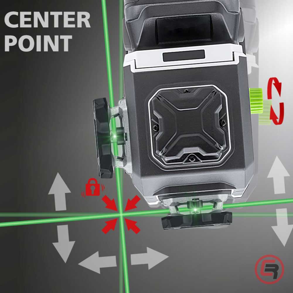 Laserliner Laser Trodimenzionalni Zeleni PowerPlane-Laser 3G Multi – 18V (bez baterija) + 7 Adaptera Za Bateriju –