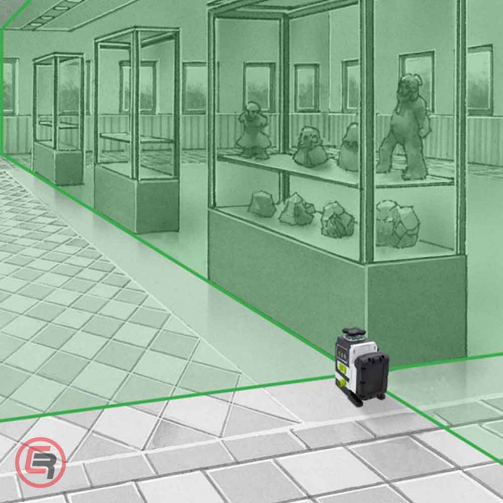 Laserliner Laser Trodimenzionalni Zeleni PowerPlane-Laser 3G Multi – 18V (bez baterija) + 7 Adaptera Za Bateriju –