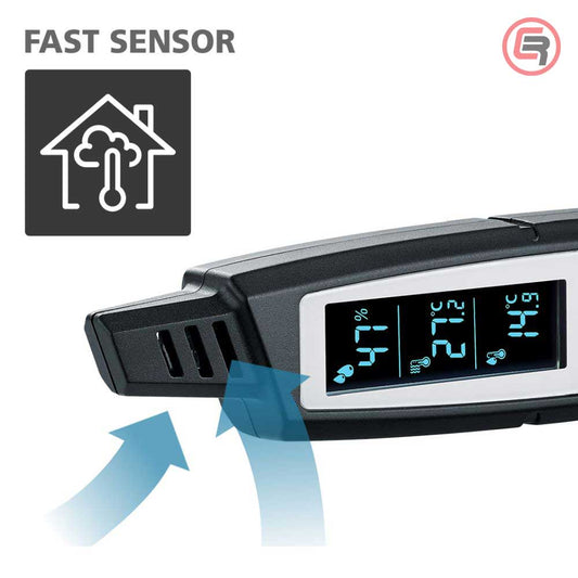 Laserliner Mjerač Vlage Higrometar / Temperature Precizni Digitalni ClimaPilot Plus – 082.061E by Laserliner 082.061E