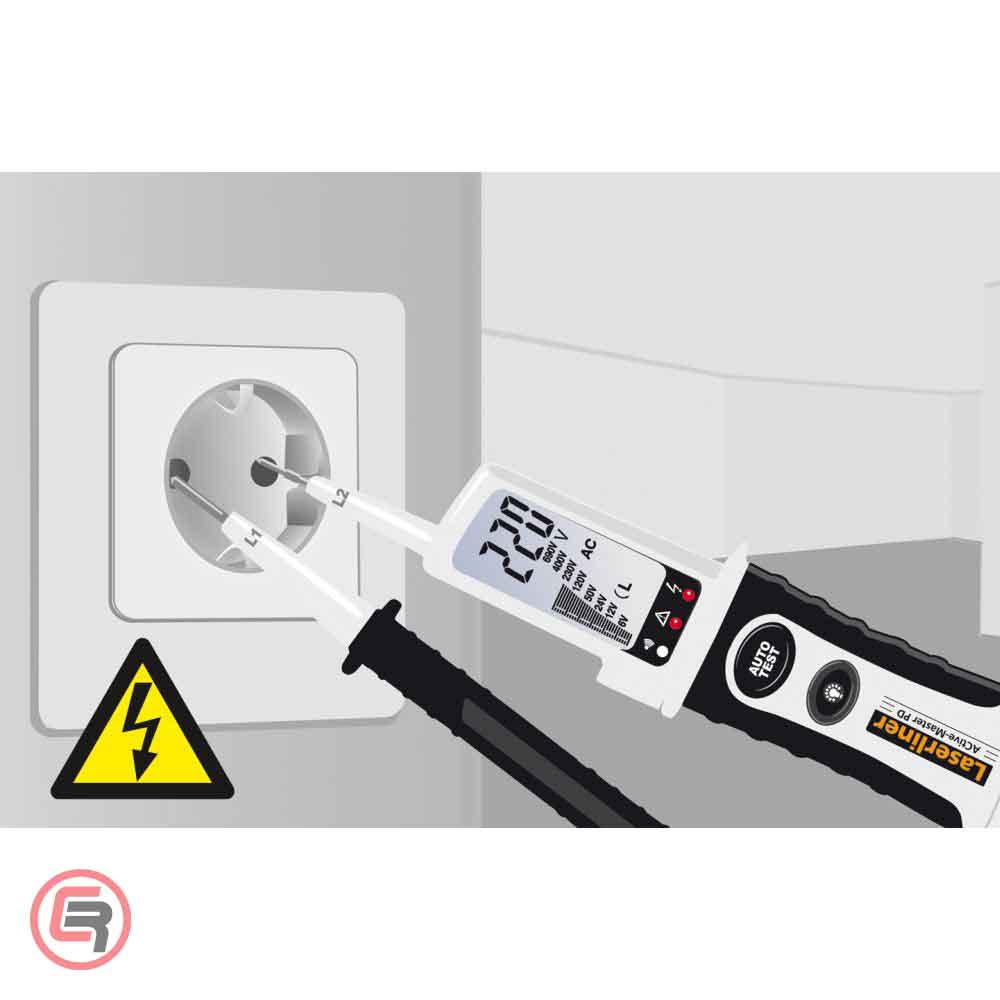 Laserliner Ispitivač Napona Duspol ActiveMaster Digital 6 – 690V AC/DC – 083.025A by Laserliner 083.025A Mjerni Uređaji