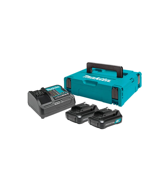 Makita CXT komplet 197652-7 s dva BL1016 akumulatora, punjačem DC10SB i Makpac kovčegom