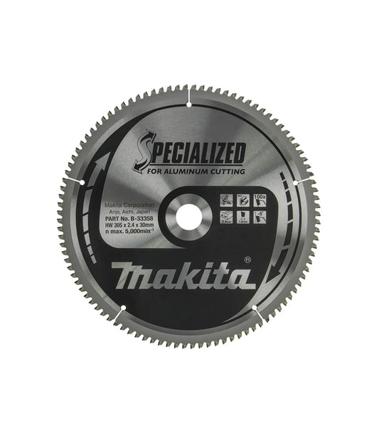 Makita B-33358 TCT list pile 305 mm sa 100 zuba za aluminij