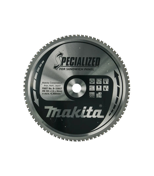 Makita B-33607 TCT list kružne pile 355 mm za sendvič panele