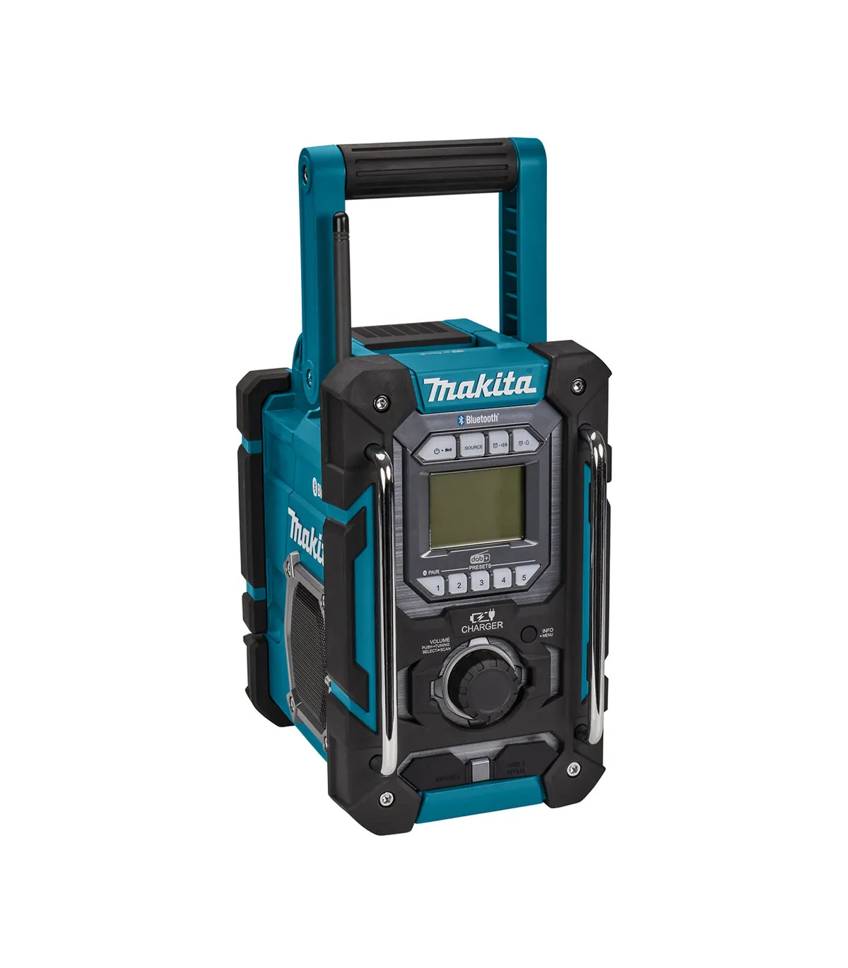 Makita – Akumulatorski Bluetooth radio / punjač DMR301 by Makita Akumulatorski radio