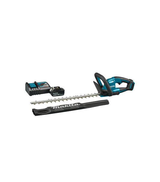 Makita – Akumulatorske škare za živicu 500 mm DUH506RF 18 V LXT SET baterija 18 V 3.0 Ah i brzi punjač Škare za travu, grane i živu ogradu