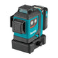 Makita – Akumulatorski višelinijski laser SK700D by Makita Akumulatorski laserski niveliri/zidni skeneri