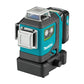 Makita – Akumulatorski višelinijski laser SK700GD by Makita Akumulatorski laserski niveliri/zidni skeneri