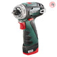 Metabo Bušilica-Odvijač Aku PowerMaxx BS Basic Set 12V 2xAKU (2,0Ah) LC 24 Mobile WorkShop – 600080710 by Metabo 600080710