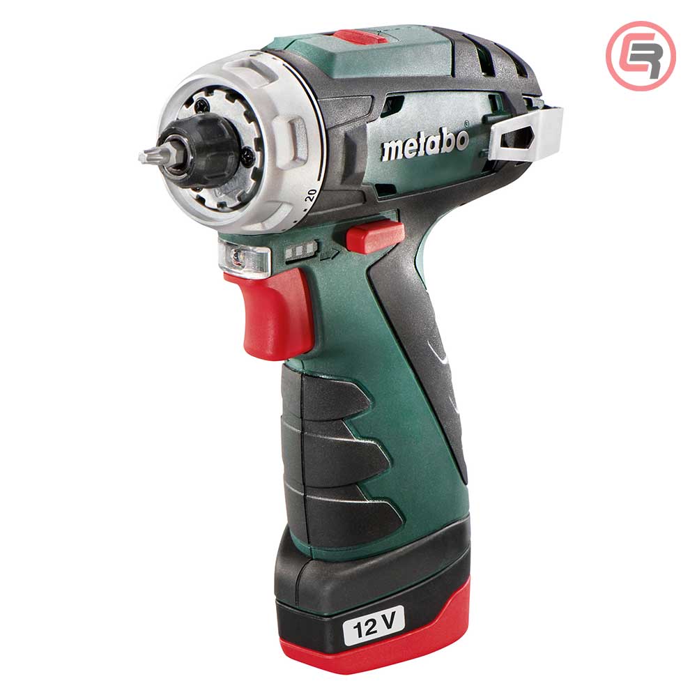 Metabo Bušilica-Odvijač Aku PowerMaxx BS Basic Set 12V 2xAKU (2,0Ah) LC 24 Mobile WorkShop – 600080710 by Metabo 600080710