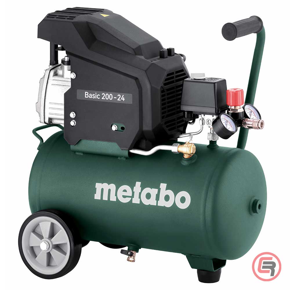 Metabo Kompresor Klipni BASIC 200-24 / 24 litra – 601522000 by Metabo 601522000 Kompresori