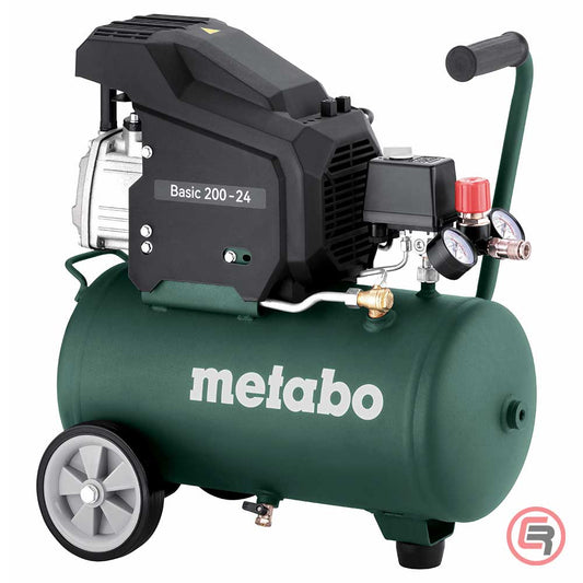 Metabo Kompresor Klipni BASIC 200-24 / 24 litra – 601522000 by Metabo 601522000 Kompresori